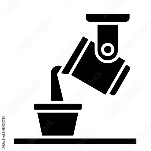 Steel Production  Icon Element For Design	