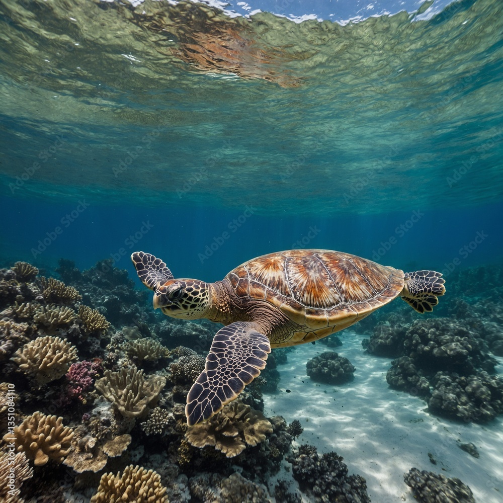 Fototapeta premium torties in water