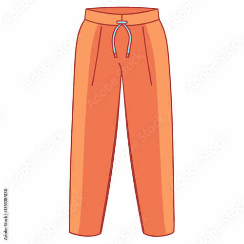 relaxed fit linen trousers with drawstring waist