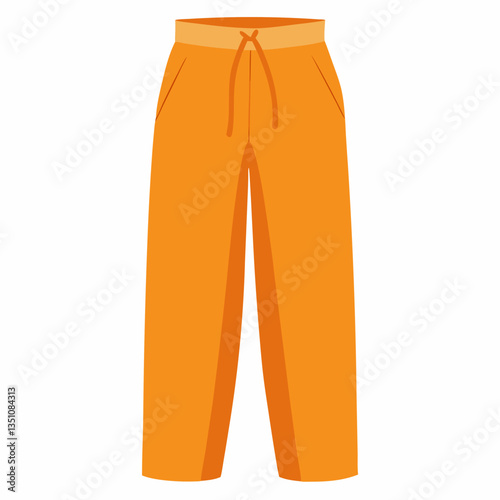 relaxed fit linen trousers with drawstring waist