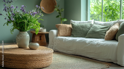 Scandinavian Minimalist Apartment with Boho Accents and Modern Decor