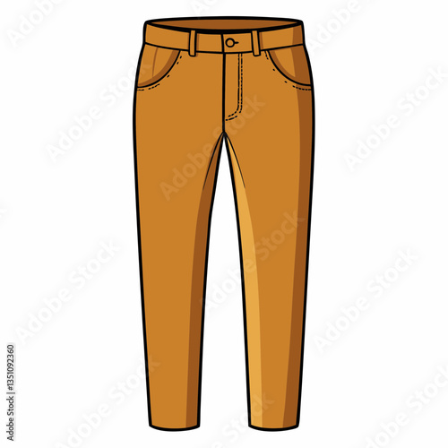 slim fit corduroy pants with vintage texture