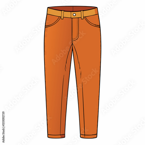 slim fit corduroy pants with vintage texture