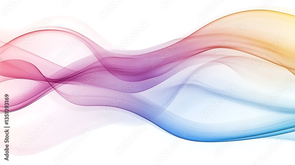 Colorful Abstract Waves Flowing. Colorful Abstract Waves Flowing.