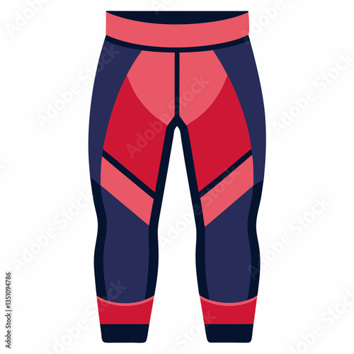 stretchy biker leggings with compression fit 