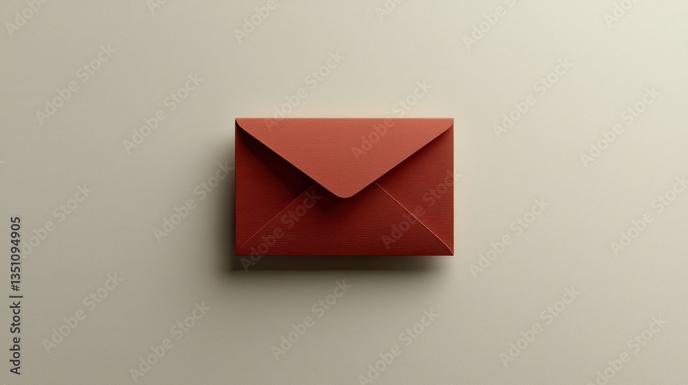 A red paper envelope carrying secret mail delivers important news, a crucial form of communication for correspondence and message delivery. A red paper envelope carrying secret mail delivers important news, a crucial form of communication for correspondence and message delivery.