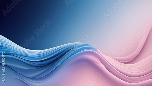 Serene ocean waves transitioning into a tranquil sunset, a mesmerizing blend of cool blues and warm pinks.