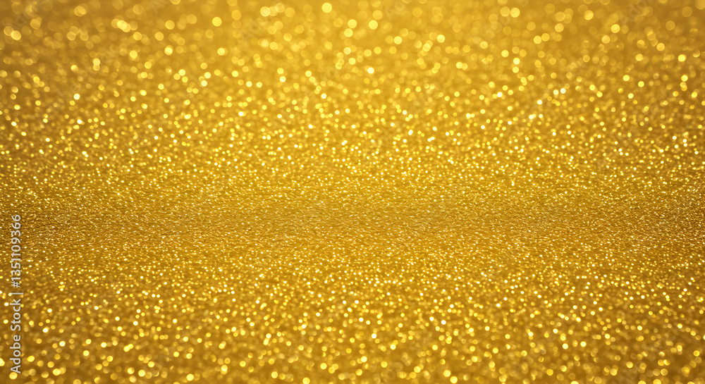 Brilliant Gold Glitter Background with Sparkling Effects Brilliant Gold Glitter Background with Sparkling Effects