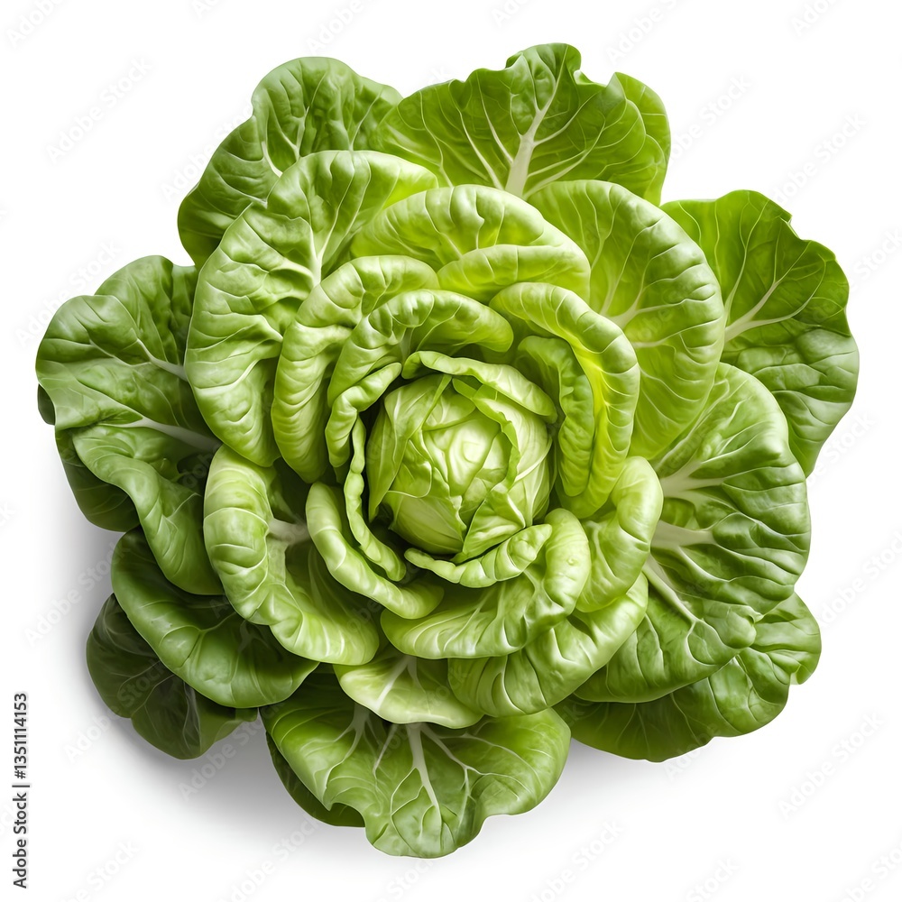 Fototapeta premium Fresh Green Cabbage Rose