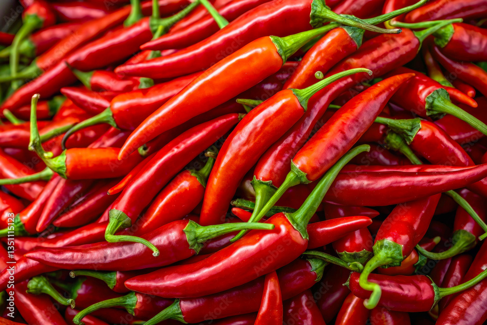 Image of spicy red chili peppers in bulk, beautiful background of chili peppers, conveying sharpness and spiciness. Suitable for design, advertising and gastronomic projects. Image of spicy red chili peppers in bulk, beautiful background of chili peppers, conveying sharpness and spiciness. Suitable for design, advertising and gastronomic projects.
