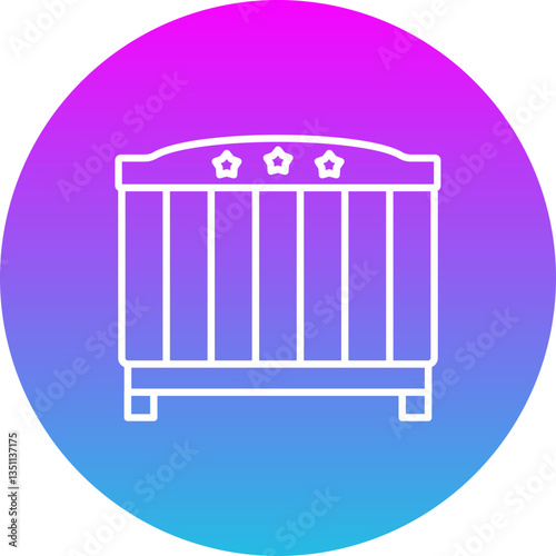 Baby crib Icon