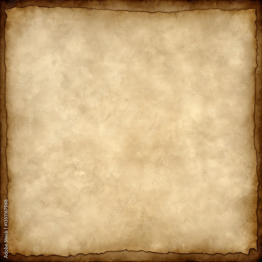 Obraz premium Aged Paper Texture with Burned Edges