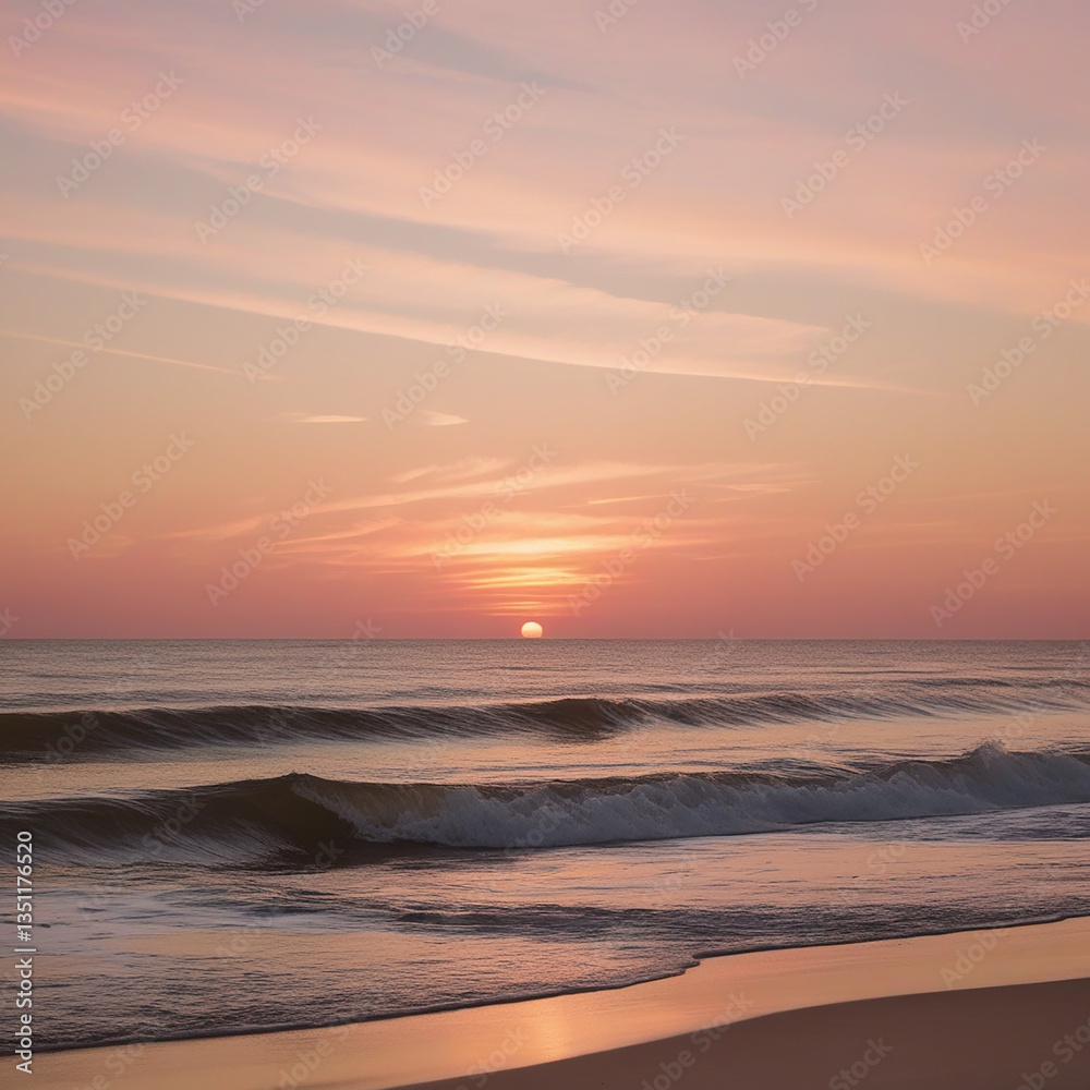Fototapeta premium sunset at the beach