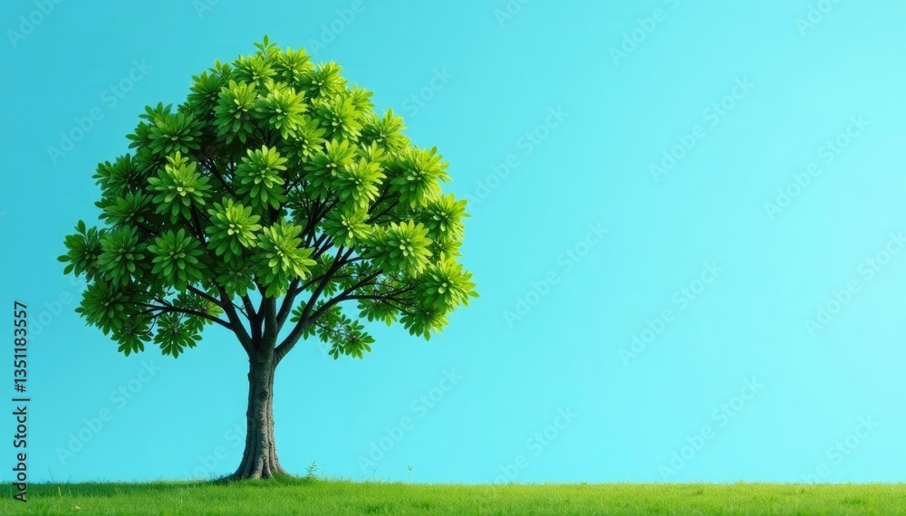 Single isolated tree branch against light blue, light blue, tree Single isolated tree branch against light blue, light blue, tree