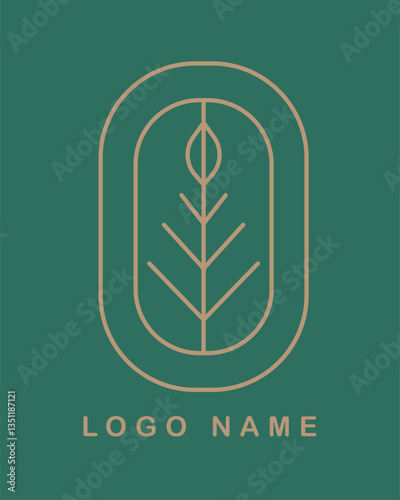 Hotel logo. Guest house. Icon