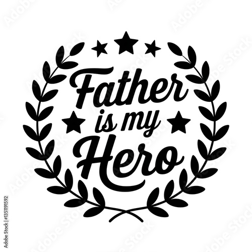 Happy Father's Day: Father and Son Walking Together