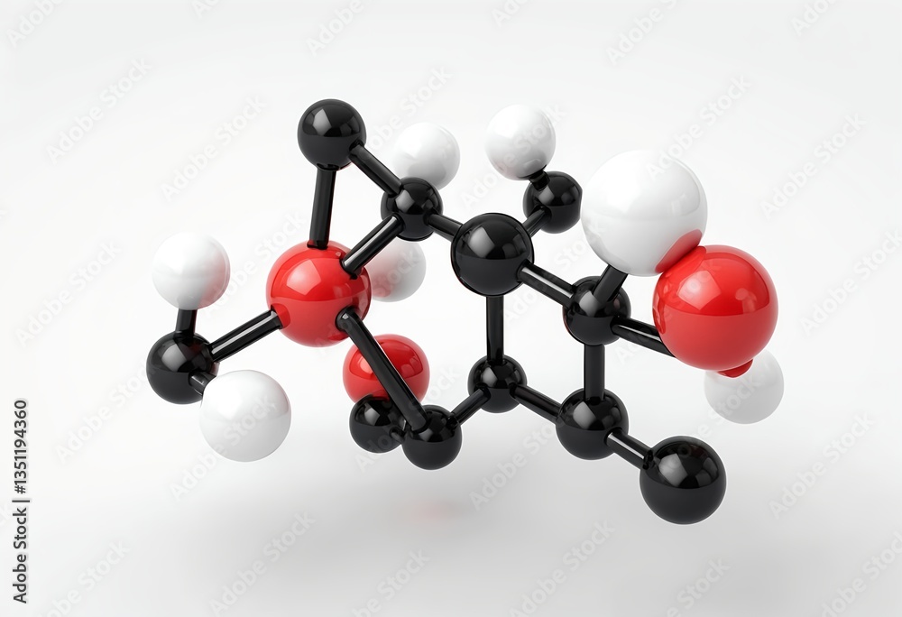 Obraz premium Abstract Molecular Structure