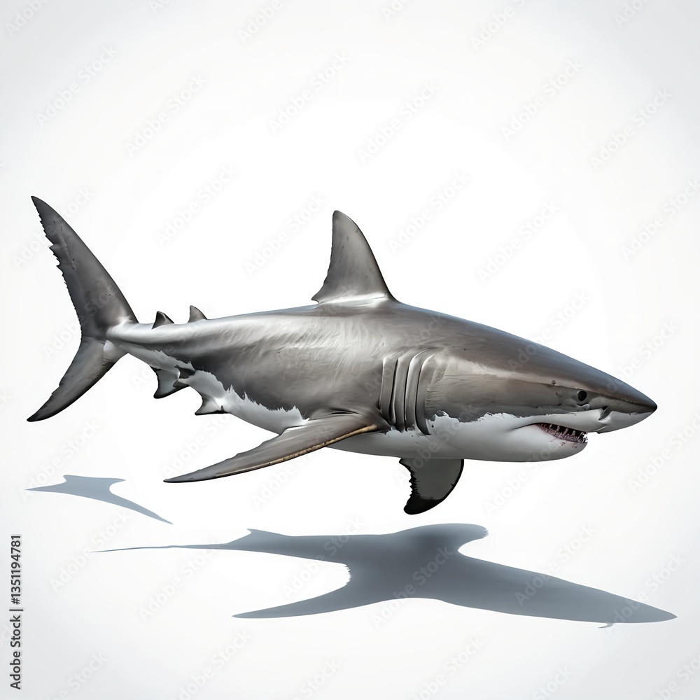 Fototapeta premium Great White Shark Underwater Predator