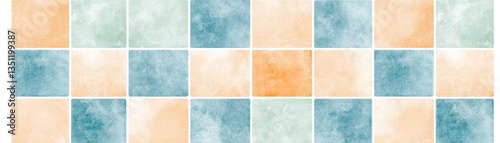 Vintage patterned tile walls beautiful colored tiles