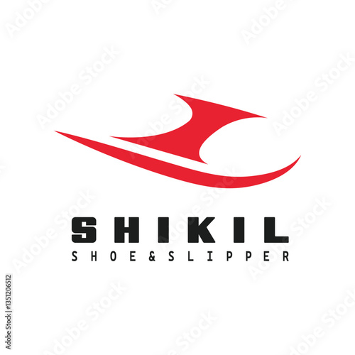 vector design of  shoes and sandals logo brand