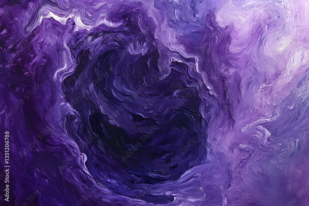 Swirling purple abstract artwork depicting an artistic cosmic display Swirling purple abstract artwork depicting an artistic cosmic display