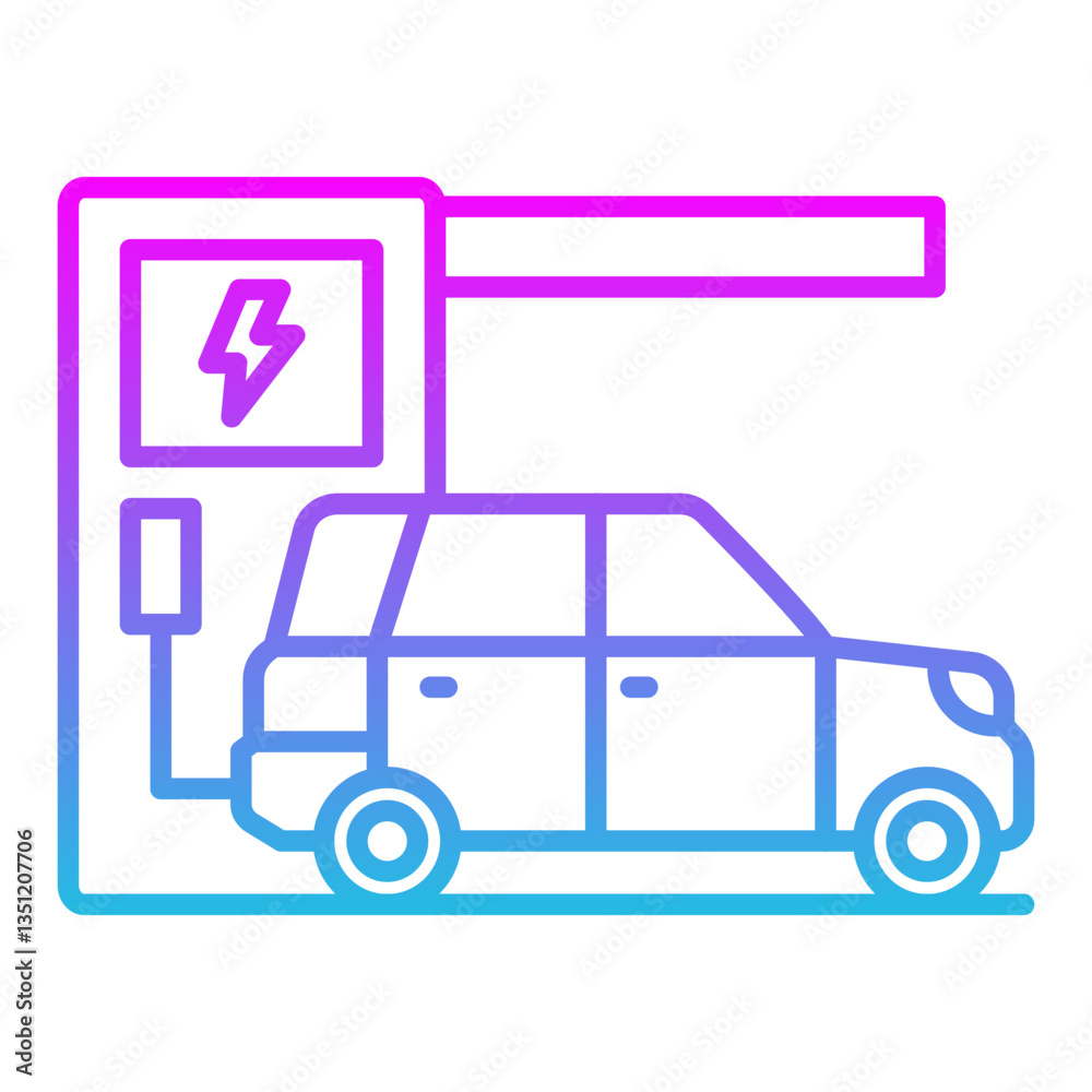 Charging station Icon Charging station Icon