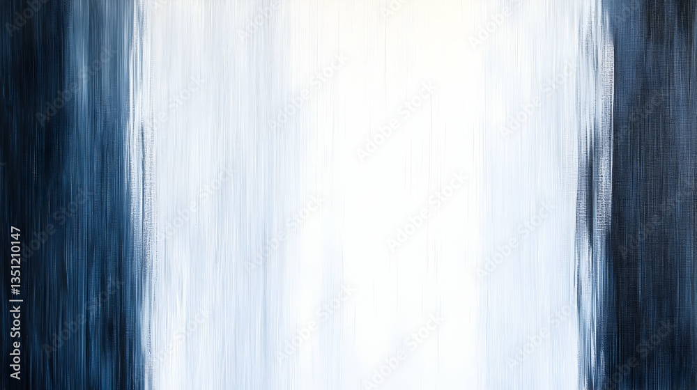 Obraz premium Abstract blue and white brush strokes texture background; ideal for website banners, presentations, or social media