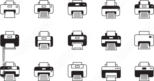 printer icon or logo isolated sign symbol vector illustration - Collection of high quality black style vector icons
