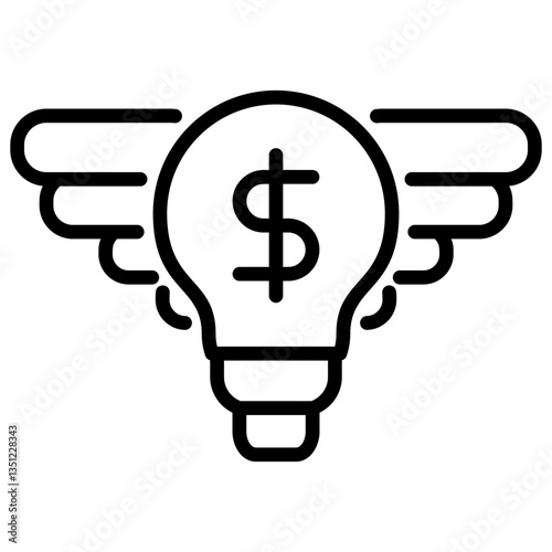 Angel Investor Outline Icon