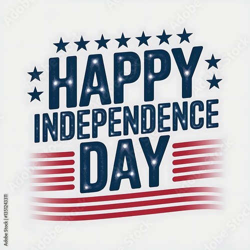 Patriotic USA Independence Day T-Shirt Design