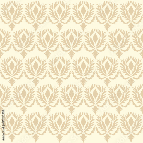 Luxury Damask Pattern – Elegant Ornate Design for High-End Interiors and Fashion Indulge in timeless sophistication with this exquisite damask pattern, meticulously crafted