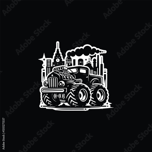 off road city car vector