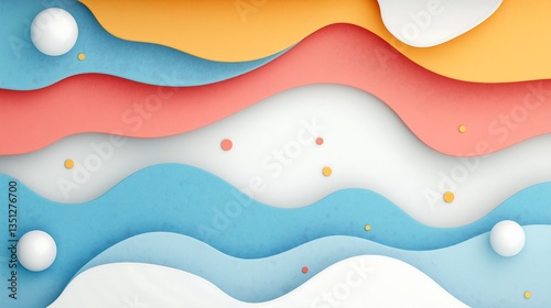 abstract colorful background with wave