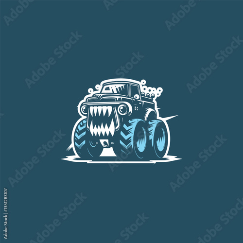vector illustration of a motorcycle