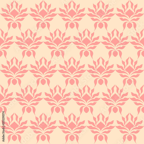 Luxury Damask Pattern – Elegant Ornate Design for High-End Interiors and Fashion Indulge in timeless sophistication with this exquisite damask pattern, meticulously crafted