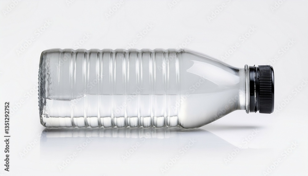 empty clear plastic bottle isolated on white background suitable for packaging mockup or design projects high resolution stock photo empty clear plastic bottle isolated on white background suitable for packaging mockup or design projects high resolution stock photo