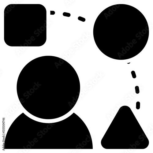 User Experience Glyph Icon
