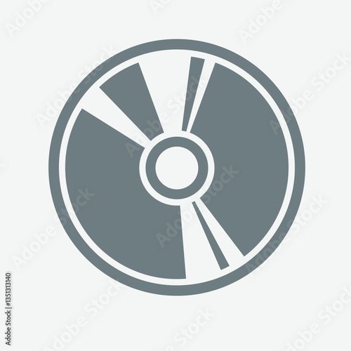 DVD icon, disc, media, video, storage, digital, movie, playback, classic.