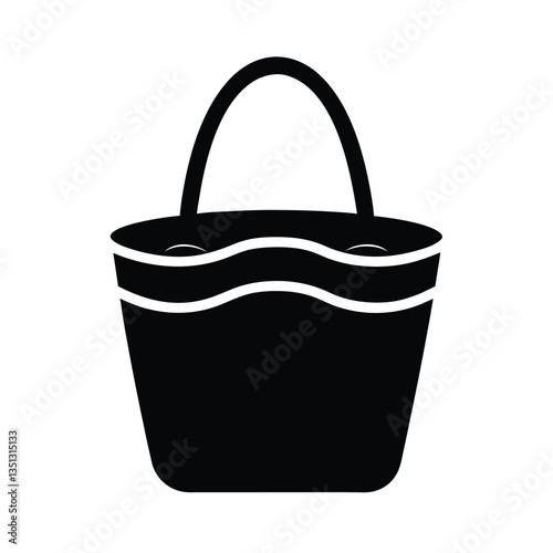 empty basket vector illustration