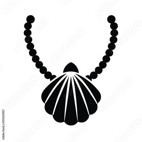 black and white pearl necklace