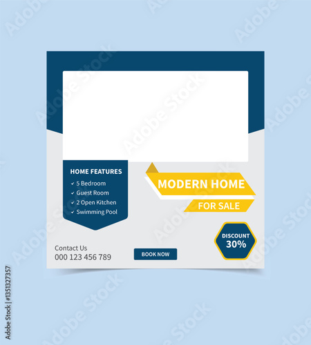 Modern Luxury Real Estate Home with Spacious Living Room, Beautiful Interior Design, and Scenic View in Residential Neighborhood for Sale or Rent
