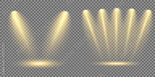 Bright light flash with cross-shaped beams, radiant white starburst, glowing flare overlay. Spotlight and Star with Bokeh and Dust Effect. Glowing Abstract. Yellow light effects. Light design element.