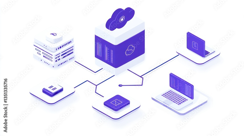 Secure Cloud Data Network, Server, Laptop, Computing Secure Cloud Data Network, Server, Laptop, Computing