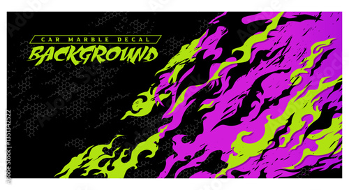 smoke stripes asia fire Abstract background car decal wrap background vector design green purple rebel grunge flame, lightning, thunder, claw art racing speed auto sticker, pattern rip scratch ti