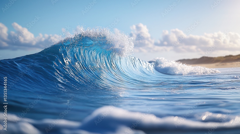 Ocean wave breaking Ocean wave breaking