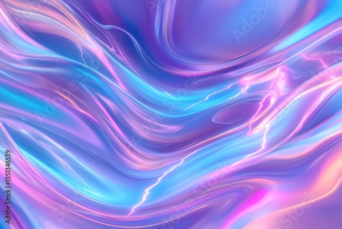 Wallpaper Mural abstract composition of swirling vibrant colors evokes chaotic energy of thunderstorm merging optical fluidity with Torontodigital.ca