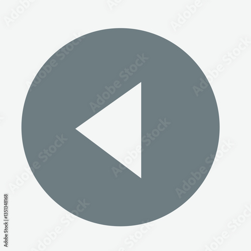 Flat video clip icon with filmstrip and play button symbol.