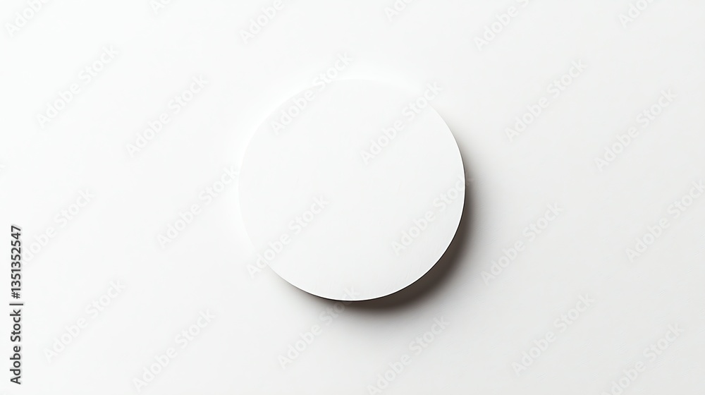 White Circle Minimalist Design: A Simple, Clean Aesthetic White Circle Minimalist Design: A Simple, Clean Aesthetic
