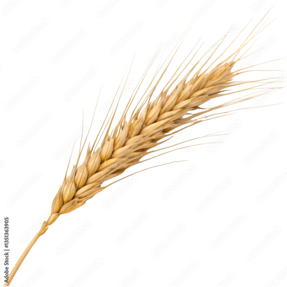 Wheat kew isolated on transparent background Wheat kew isolated on transparent background