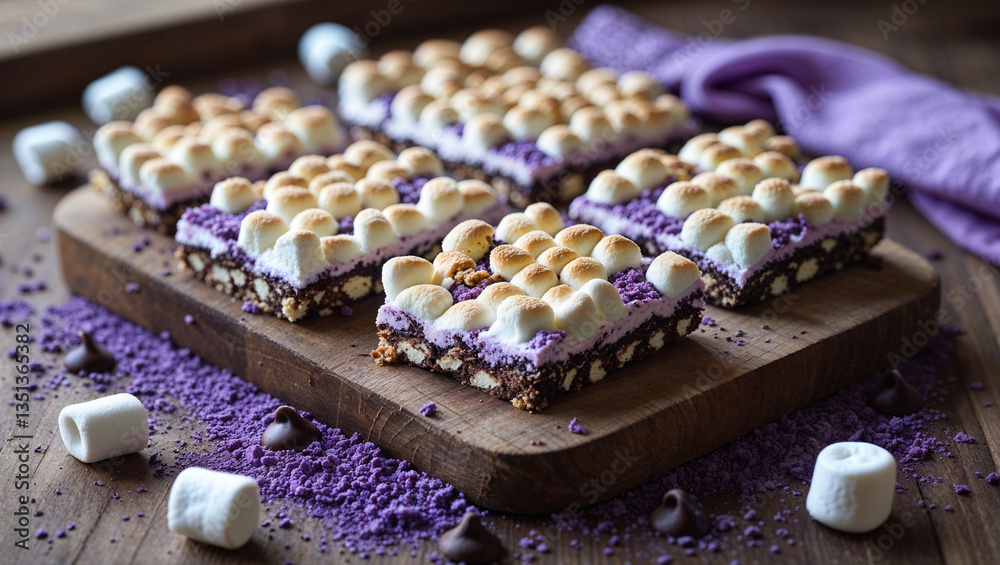 Fototapeta premium chocolate cake with nuts
